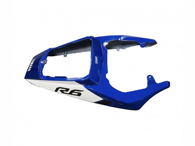 Lojas Carenagens Moto Yamaha YZF R6 2003-2004 - Azul Branco Preto Brilhante Yamalube