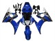 Lojas Carenagens Moto Yamaha YZF R6 2003-2004 - Azul Branco Preto Brilhante Yamalube