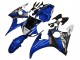 Lojas Carenagens Moto Yamaha YZF R6S 2006-2009 - Azul Branco Preto Brilhante Yamalube