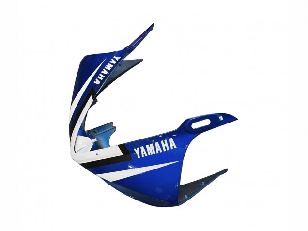 Lojas Carenagens Moto Yamaha YZF R6S 2006-2009 - Azul Branco Preto Brilhante Yamalube