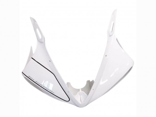 Lojas Carenagem Moto Yamaha YZF R6 2003-2004 - Branco Preto Brilhante