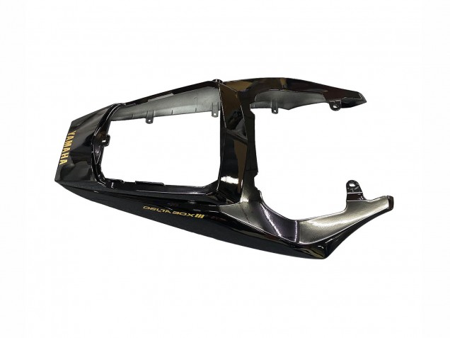 Lojas Carenagens Moto Yamaha YZF R6 2003-2004 - Preto Brilhante Ouro Decalques