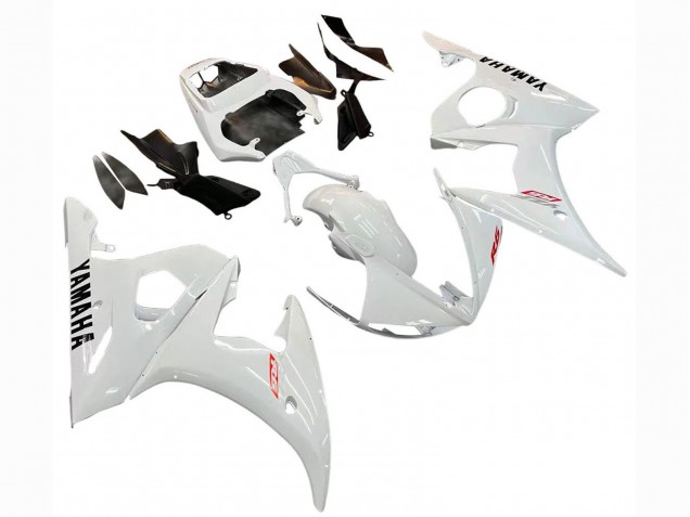 Lojas Carenagem Moto Yamaha YZF R6 2003-2004 - Branco