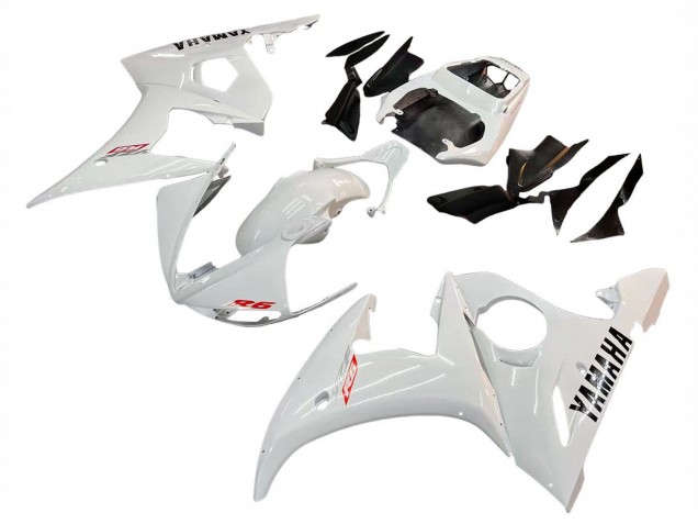 Lojas Carenagem Moto Yamaha YZF R6 2003-2004 - Branco