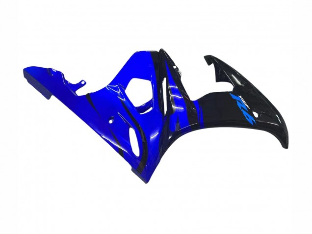 Lojas Carenagem Moto Yamaha YZF R6 2003-2004 - Azul Preto Brilhante