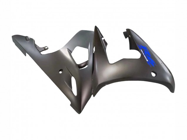 Lojas Carenagens Moto Yamaha YZF R6S 2006-2009 - Preto Fosco Azul