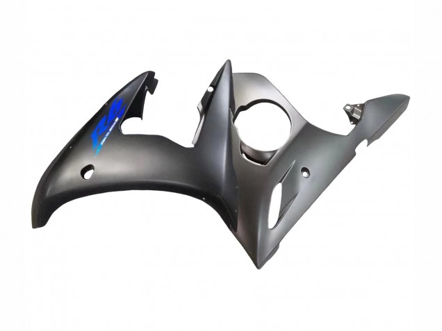 Lojas Carenagens Moto Yamaha YZF R6S 2006-2009 - Preto Fosco Azul