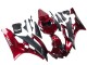 Lojas Carenagem Moto Yamaha YZF 600 R6 2006-2007 - Vermelho Preto Fosco