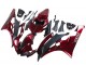 Lojas Carenagem Moto Yamaha YZF 600 R6 2006-2007 - Vermelho Preto Fosco