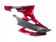 Lojas Carenagem Moto Yamaha YZF 600 R6 2006-2007 - Vermelho Preto Fosco