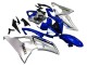 Lojas Carenagens Moto Yamaha YZF 600 R6 2008-2016 - Prata Azul