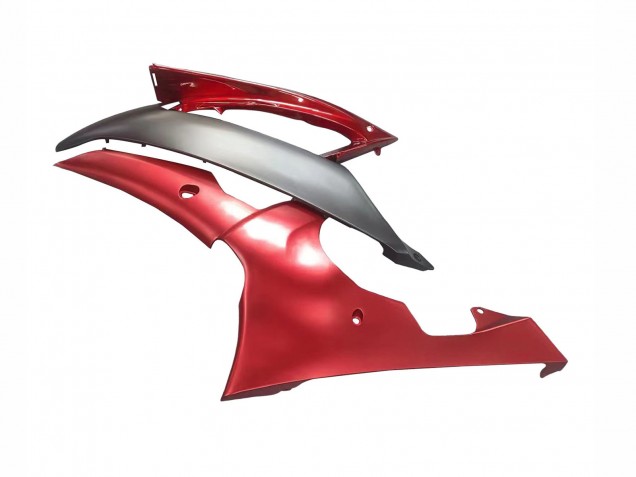 Lojas Carenagens Moto Yamaha YZF 600 R6 2008-2016 - Vermelho Cinzento
