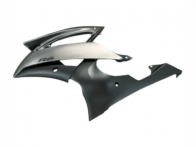 Lojas Carenagens Moto Yamaha YZF 600 R6 2008-2016 - Prata Cinzento