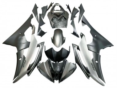 Lojas Carenagens Moto Yamaha YZF 600 R6 2008-2016 - Prata Cinzento