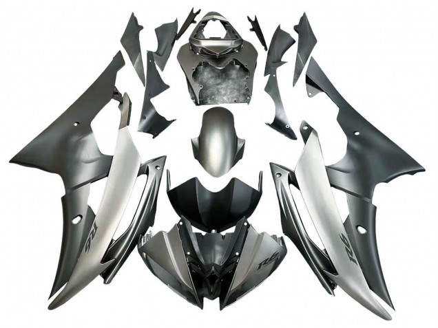 Lojas Carenagens Moto Yamaha YZF 600 R6 2008-2016 - Prata Cinzento