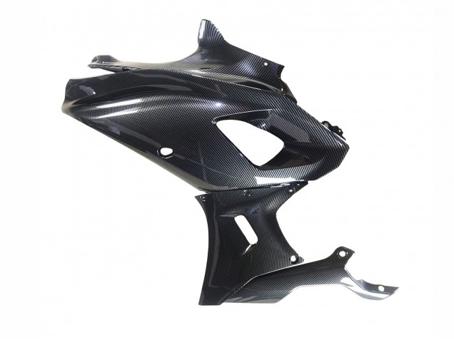Lojas Carenagens Moto Yamaha YZF R7 2021-2024 - Preto Fibra de Carbono