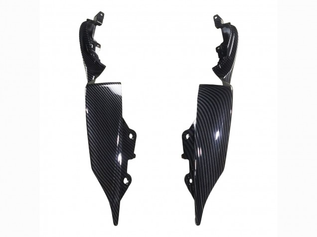 Lojas Carenagens Moto Yamaha YZF R7 2021-2024 - Preto Fibra de Carbono