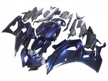 Lojas Carenagens Moto Yamaha YZF R7 2021-2024 - Gradiente Azul Roxo