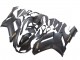 Lojas Carenagens Moto Kawasaki ZX6R 2007-2008 - Preto Fosco Amarelo Logo Ninja