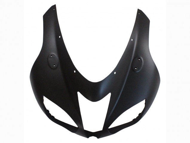 Lojas Carenagens Moto Kawasaki ZX6R 2007-2008 - Preto Fosco Amarelo Logo Ninja