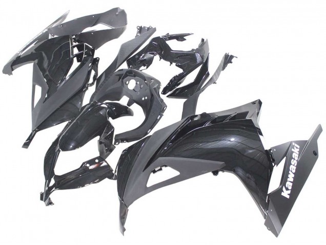 Lojas Carenagens Moto Kawasaki EX300 2013-2024 - Preto Brilhante