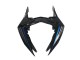 Lojas Carenagens Moto Kawasaki EX300 2013-2024 - Preto Brilhante Azul