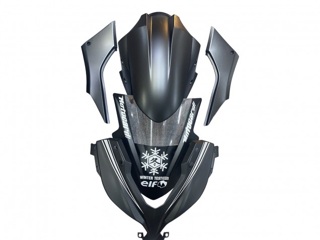 Lojas Carenagens Moto Kawasaki EX300 2013-2024 - Preto Fosco Branco Elf Neve