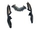 Lojas Carenagens Moto Kawasaki EX300 2013-2024 - Preto Fosco Branco Elf Neve