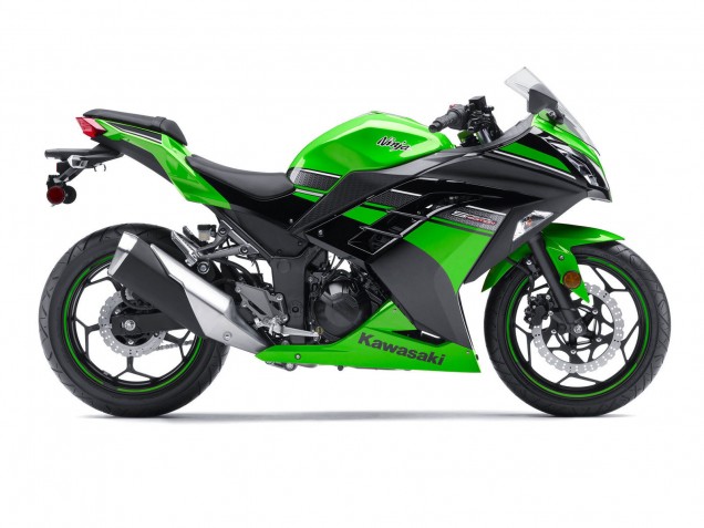 Lojas Carenagem Moto Kawasaki EX300 2013-2024 - Verde Preto