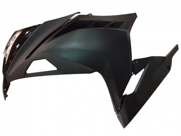 Lojas Carenagem Moto Kawasaki EX300 2013-2024 - Preto Brilhante Preto Fosco