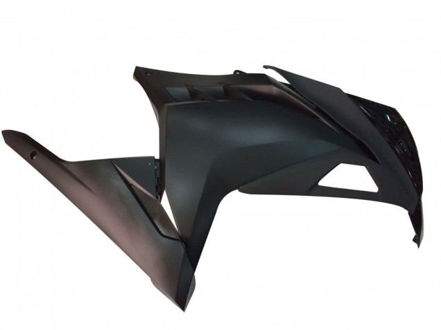 Lojas Carenagem Moto Kawasaki EX300 2013-2024 - Preto Brilhante Preto Fosco