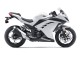 Lojas Carenagens Moto Kawasaki EX300 2013-2024 - Branco Preto