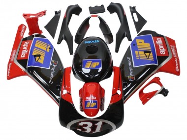 Lojas Carenagens Moto Aprilia RS125 2000-2005 - Preto Vermelho Azul Prata 31