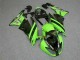 Lojas Carenagens Moto Kawasaki ZX6R 2009-2012 - Verde Preto Brilhante Elf Touch4 Bridgestone