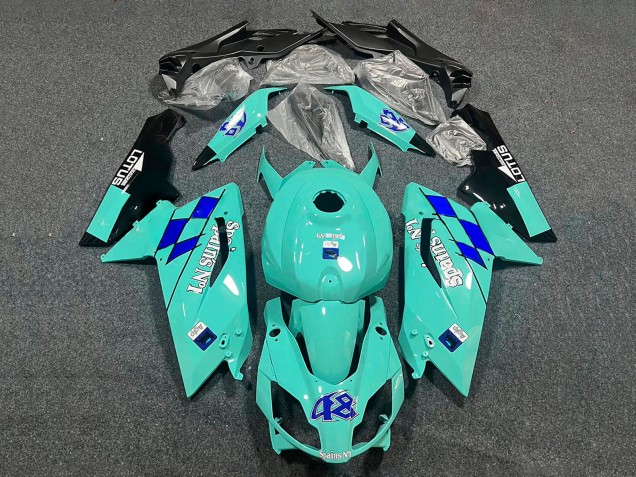 Lojas Carenagens Moto Aprilia RS125 2006-2011 - Verde Menta Spains No1 48