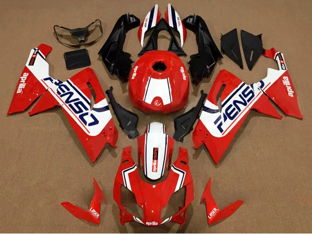 Lojas Carenagens Moto Aprilia RS125 2006-2011 - Vermelho Branco