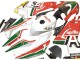 Lojas Carenagens Moto Aprilia RS125 2006-2011 - Branco Vermelho Verde