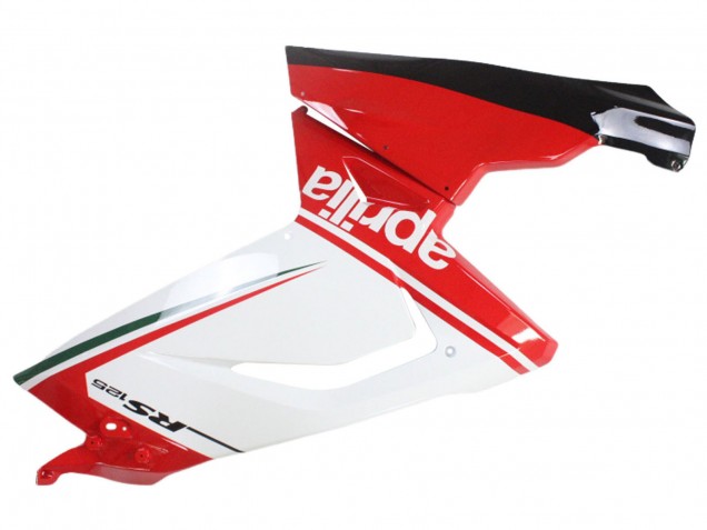 Lojas Carenagens Moto Aprilia RS125 2006-2011 - Branco Vermelho Preto
