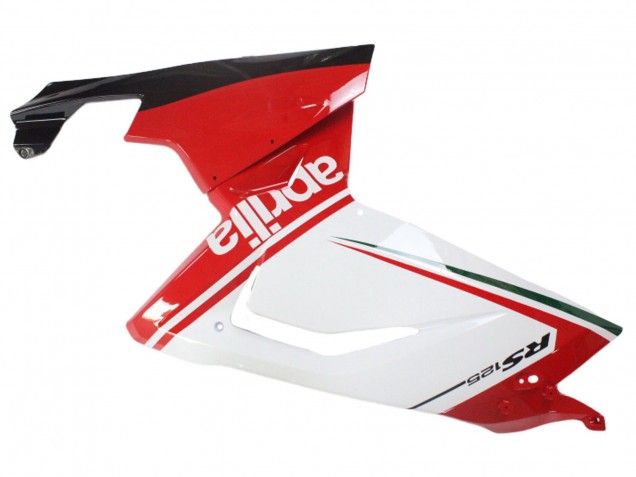 Lojas Carenagens Moto Aprilia RS125 2006-2011 - Branco Vermelho Preto