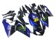 Lojas Carenagens Moto Aprilia RS125 2006-2011 - Azul Preto Verde Monstro 46