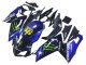 Lojas Carenagens Moto Aprilia RS125 2006-2011 - Azul Preto Verde Monstro 46