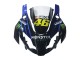Lojas Carenagens Moto Aprilia RS125 2006-2011 - Azul Preto Verde Monstro 46