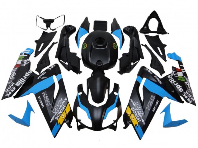 Lojas Carenagens Moto Aprilia RS125 2006-2011 - Preto Azul Amarelo