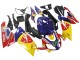 Lojas Carenagens Moto Aprilia RS125 2006-2011 - Amarelo Azul Escuro Red Bull