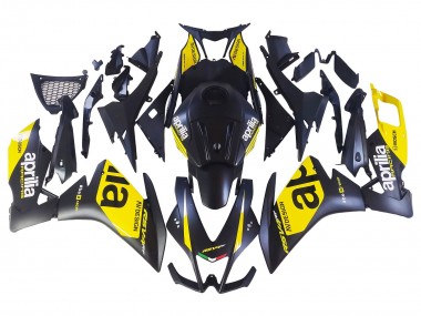 Lojas Carenagens Moto Aprilia RS4 50 125 2012-2018 - Amarelo Preto Fosco