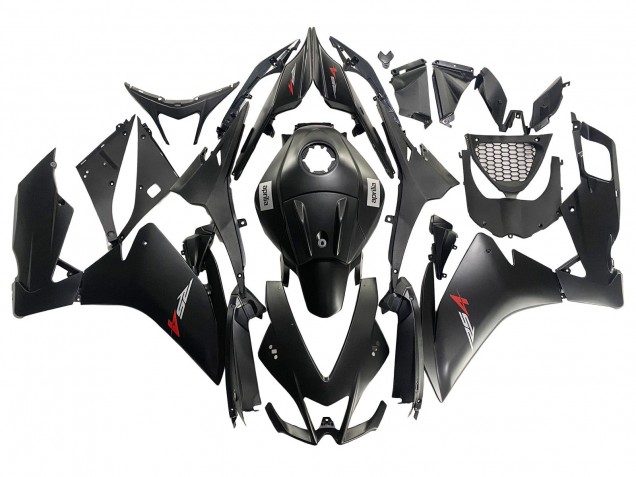 Lojas Kits Carenagem Moto Aprilia RS4 50 125 2012-2018 - Preto Fosco