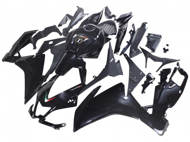 Lojas Carenagens Moto Aprilia RS4 50 125 2012-2018 - Preto Brilhante