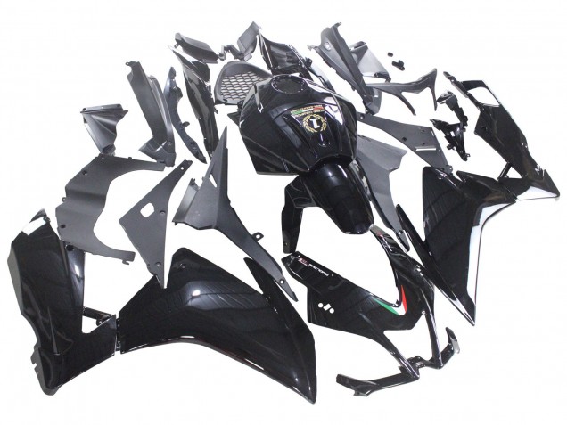 Lojas Carenagens Moto Aprilia RS4 50 125 2012-2018 - Preto Brilhante