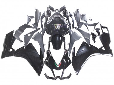 Lojas Carenagens Moto Aprilia RS4 50 125 2012-2018 - Preto Brilhante