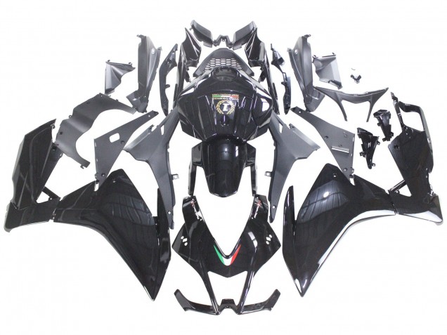 Lojas Carenagens Moto Aprilia RS4 50 125 2012-2018 - Preto Brilhante